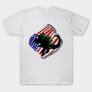 Godzilla flag T-Shirt